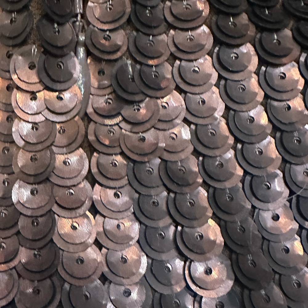 🆕 Express Copper Sequin Mini Dress. Size XS. NWT. 🤎 - Picture 12 of 16